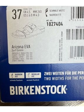 Birkenstock Arizona EVA Sandals in Surf Green